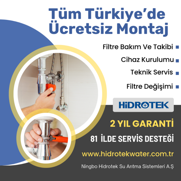 Hidrotek 80 Litre Tank Kapasiteli Arıtmalı Su Sebili