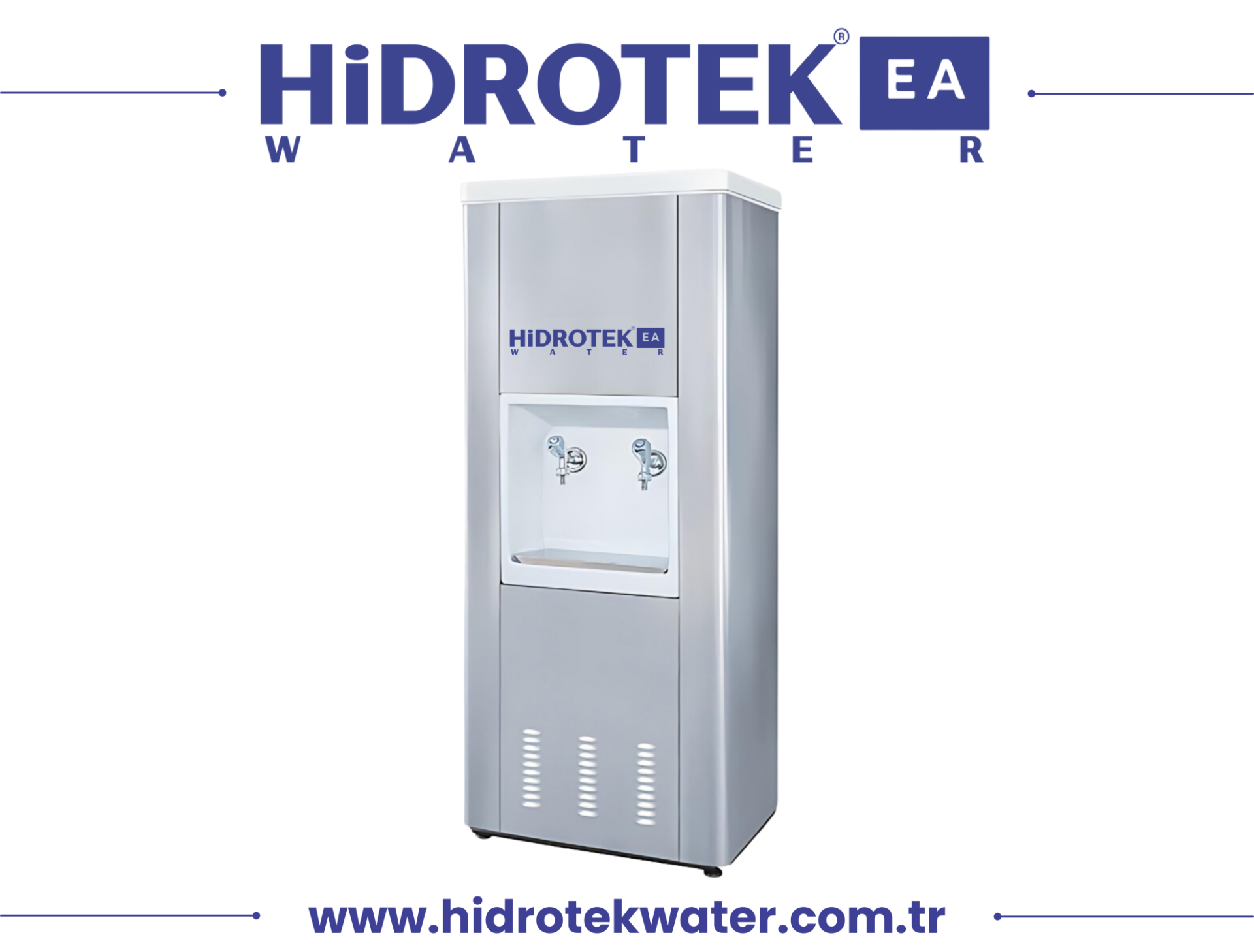 Hidrotek 80 Litre Tank Kapasiteli Arıtmalı Su Sebili