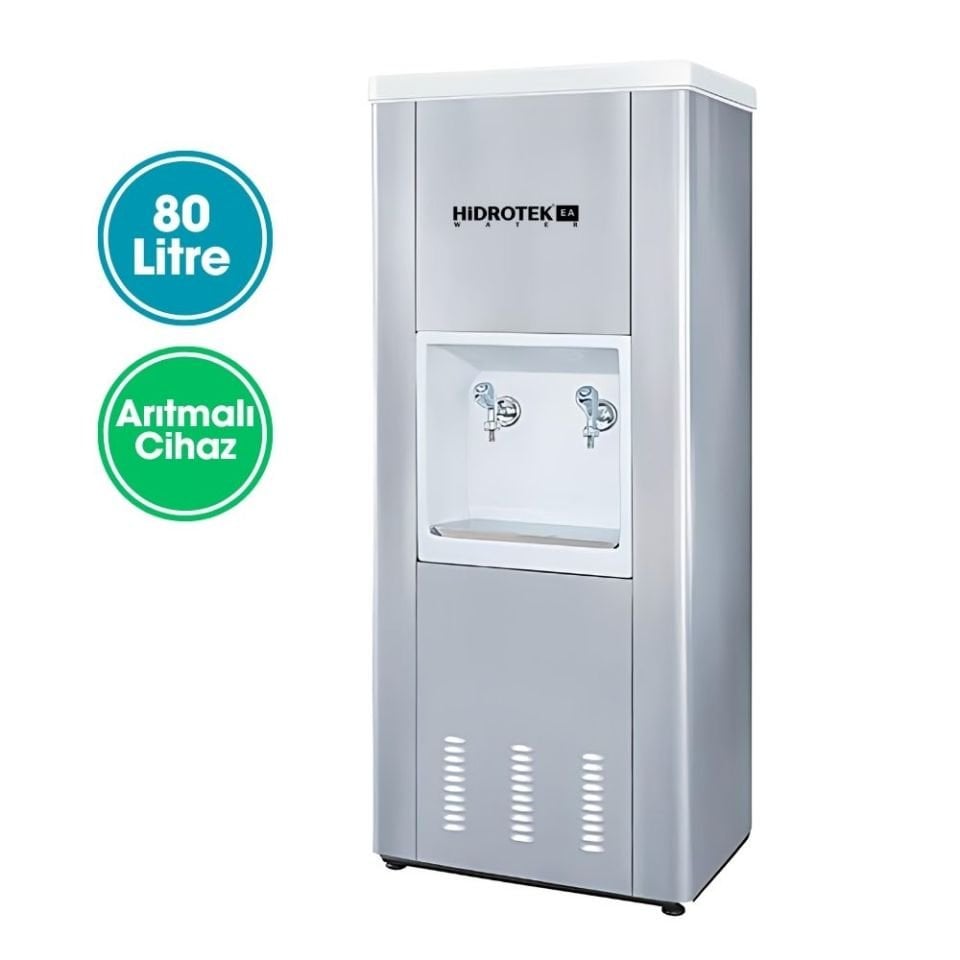 Hidrotek 80 Litre Tank Kapasiteli Arıtmalı Su Sebili