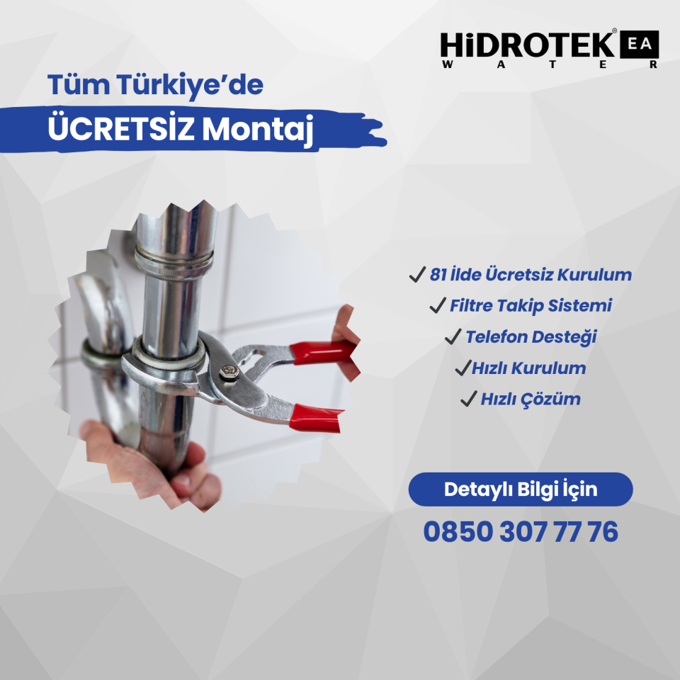 Hidrotek EA Water  Natural pH 8.5 Alkali Zengin Mineralli Canlı Su Üreten Su Sebili
