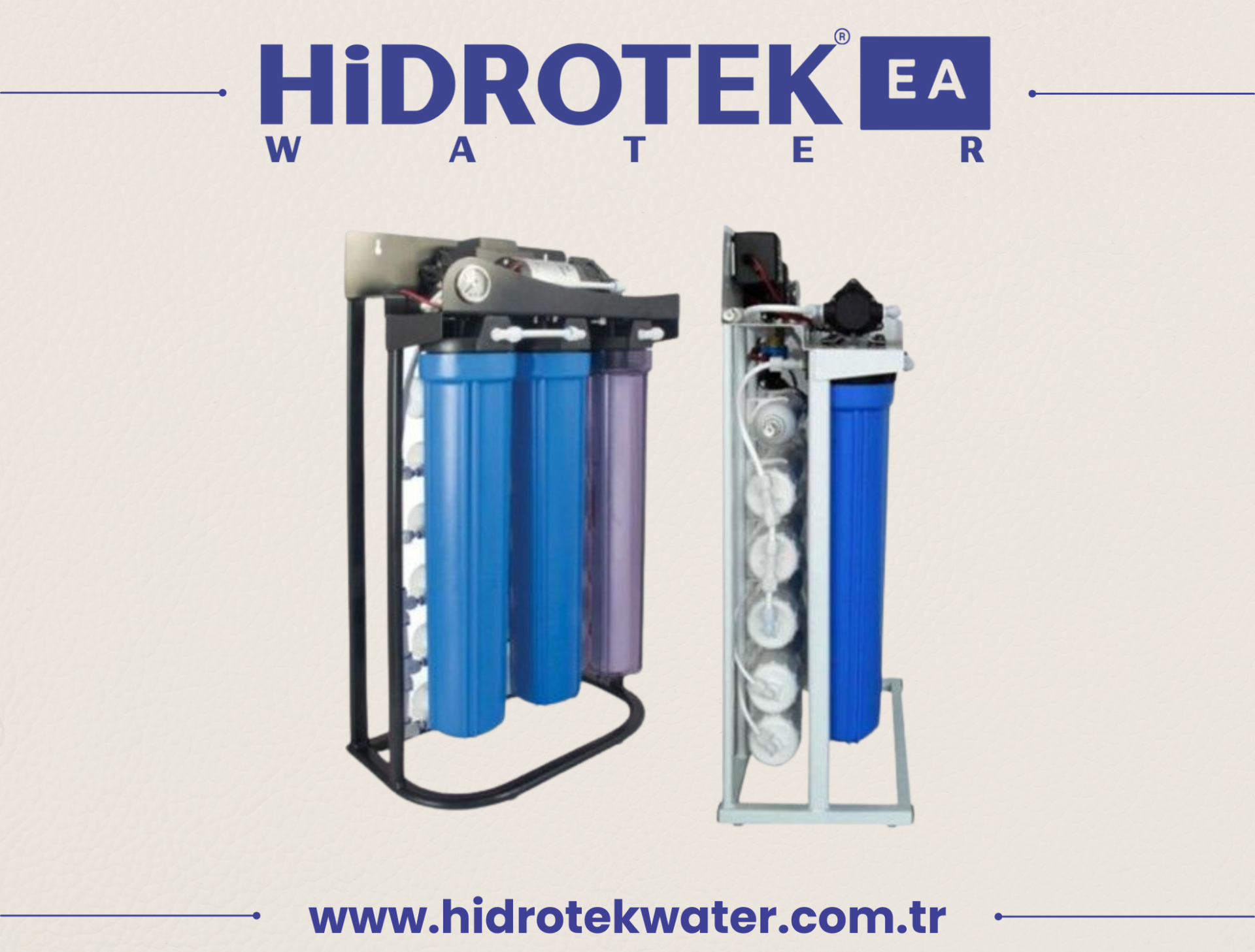 Hidrotek EA Water Ro 500 Günde 1,5 Ton Su Arıtma Cihazı