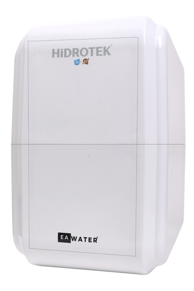 Hidrotek EA Water Hidrojen Çinko Bakır Alkali Mineralli pH 9 Canlı Su Üreten En İyi Su Arıtma Cihazı Pompalı
