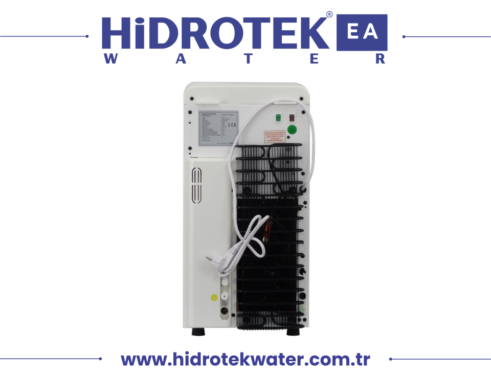 Hidrotek EA Water Alkali Mineralli pH 9 İyonizer Tezgah Üstü Şebeke Bağlantılı Mini Canlı Su Sebili