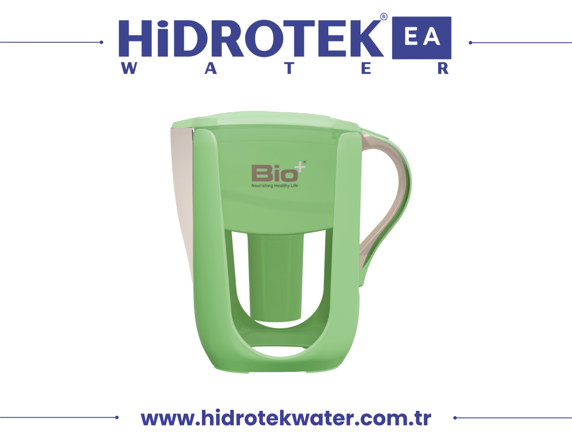 BİOPLUS SS H2AAA+ Mineral Sürahi (YEŞİL)