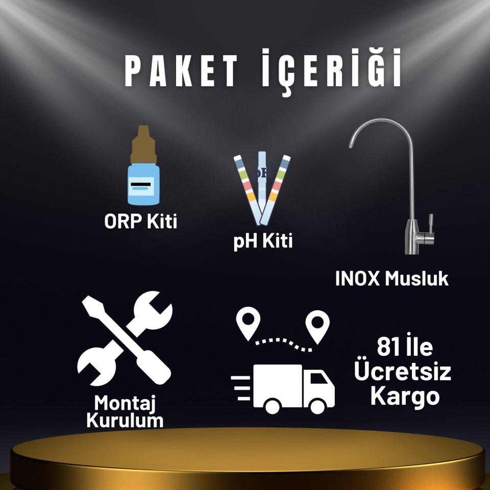 BabyWater Alkali pH 8,5 Bebekler için Sağlıklı Su Üretim Cihazı